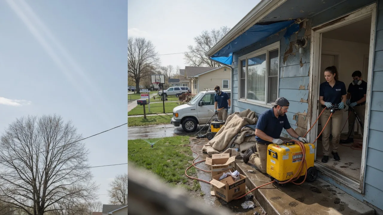 Basement Flood Cleanup in Drain, OR near me